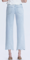 VERVET By Flying Monkey Distressed High Rise Slim Wide (Shayla)