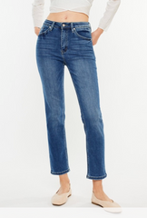 KanCan High Rise Straight Denim (Auren)