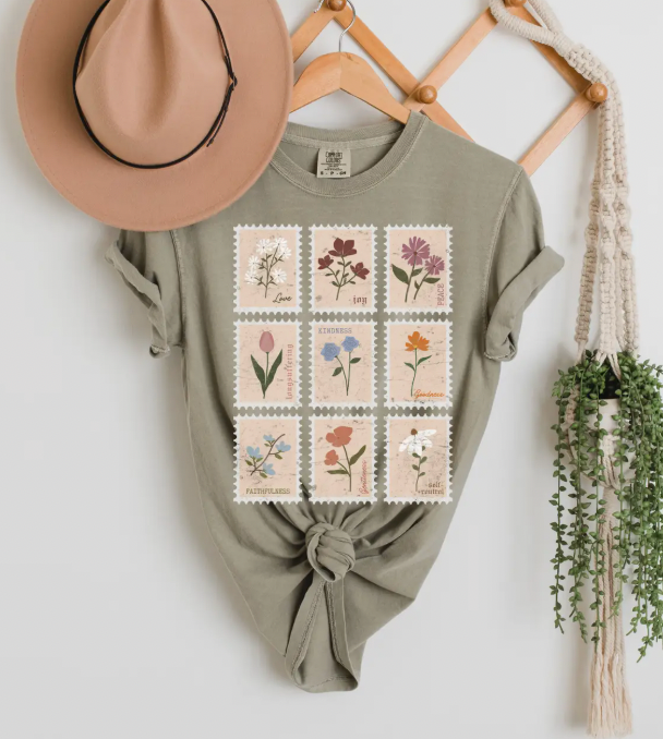 (PRE-ORDER) Fruit Of The Spirit Graphic Tee (Khaki)