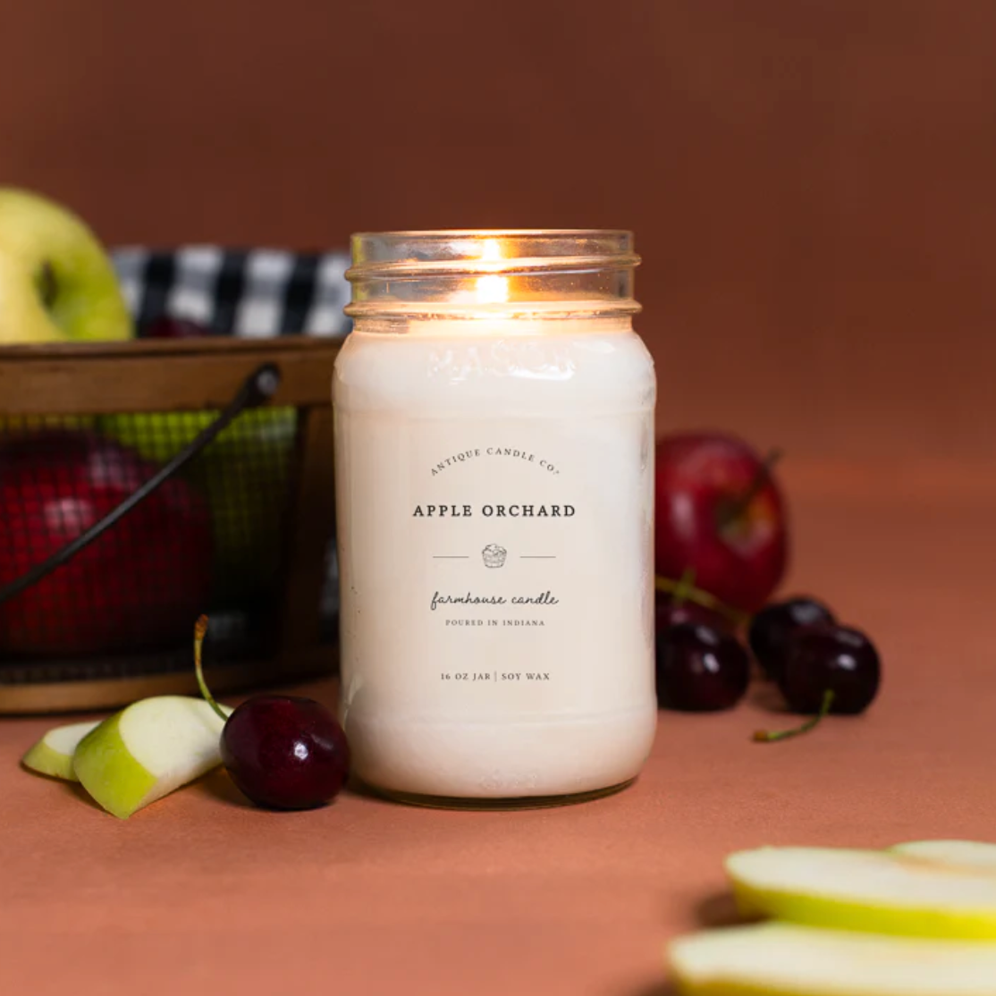 Apple Orchard 16oz Mason Jar Candle