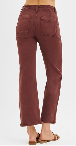 RISEN High Rise Chocolate Flare (Kara)