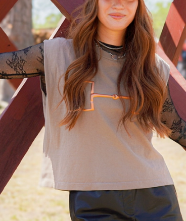 Western Boots Graphic Tee (Cocoa)