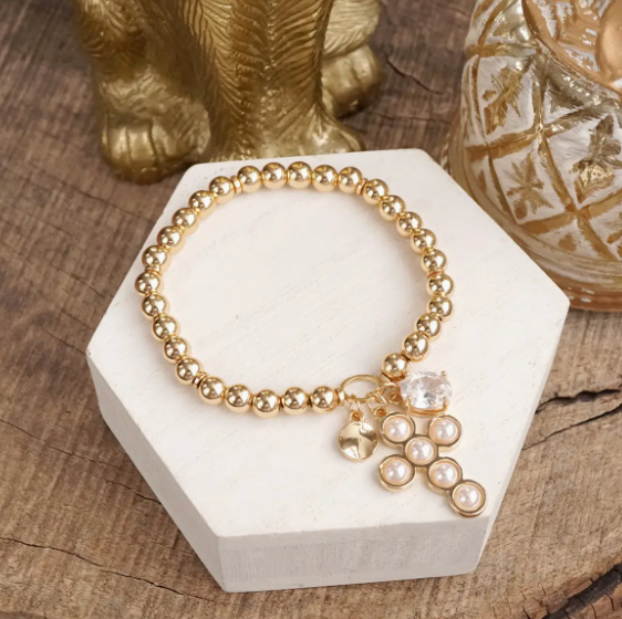 Charm Bracelet - Cross