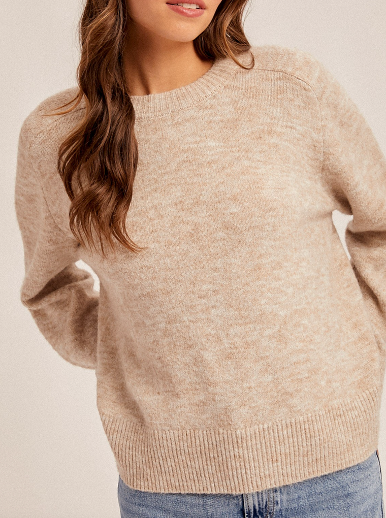 Season Essential Sweater (Taupe)