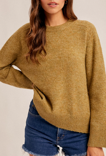 Season Essential Sweater (Moss)