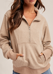 Most Loved Half Zip Pullover