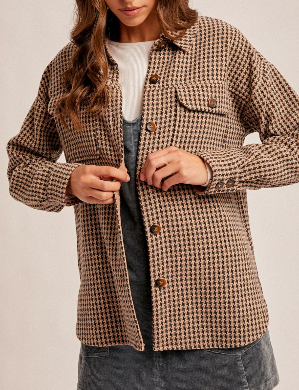 A Point Well Made Houndstooth Jacket