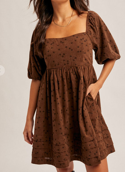 Where The Wind Blows Corduroy Dress