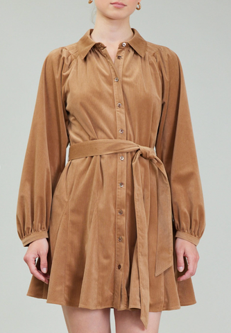 Golden Hour Velvet Dress