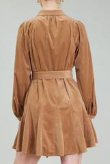 Golden Hour Velvet Dress
