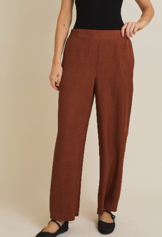 Where You Lead Linen Pants (Camel)