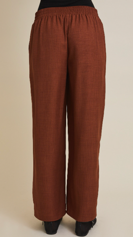 Where You Lead Linen Pants (Camel)