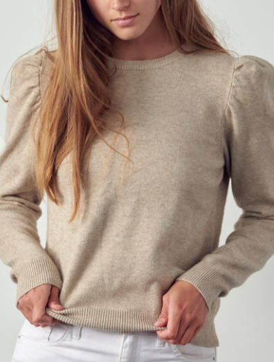 Always A Yes Sweater (Taupe)