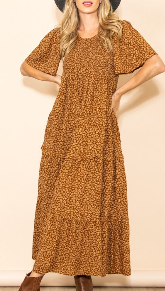 Something To Give Floral Dress