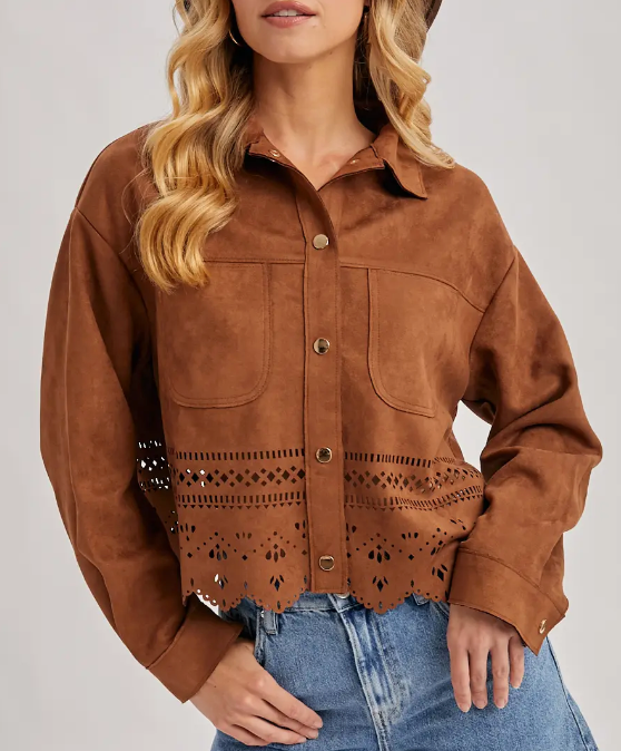 Close To You Green Jacket (Camel)
