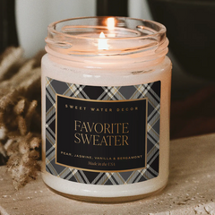 Favorite Sweater 9oz Candle