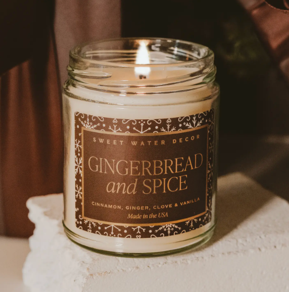 Gingerbread & Spice 9oz Candle