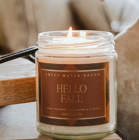 Hello Fall 9oz Candle