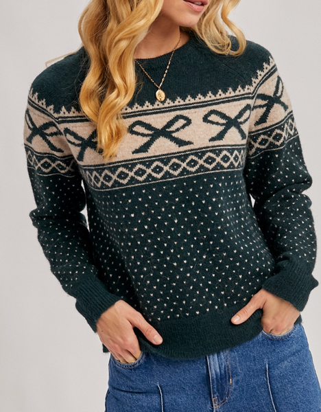 Tied Up With Ribbons & Bows (Hunter Green)