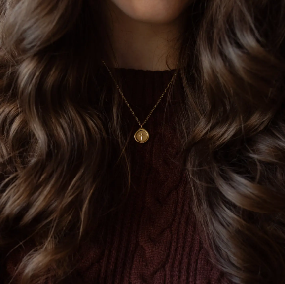 Sealed Cross Necklace
