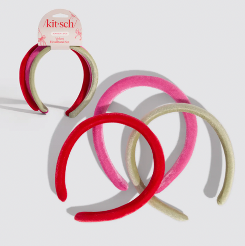KITSCH Holiday Headband Trio