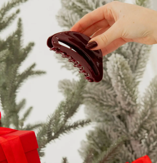 Deep Red Hair Clip