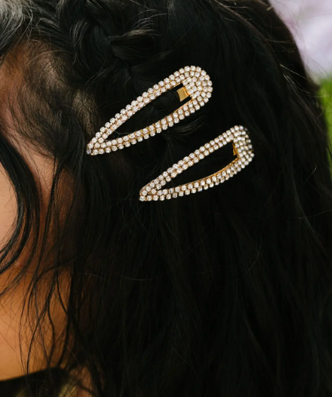 Crystal Sparkle Hair Clips