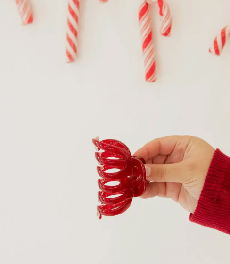 Festive Red Hair Clip