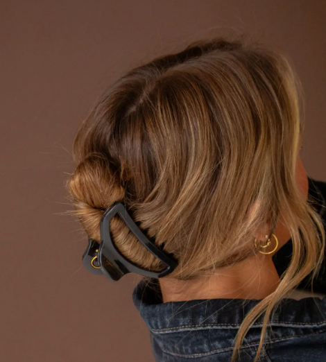 Foggy Claw Clip (Charcoal)