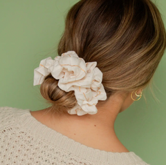 Silver & Gold Sparkle Scrunchie