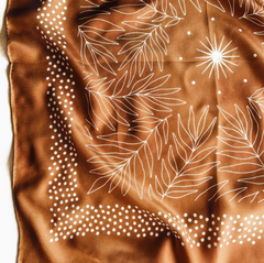 100% Silk Scarf (Amber)