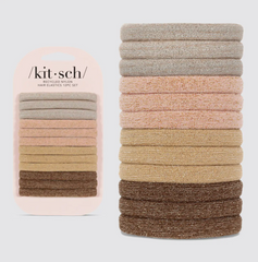 KITSCH Nylon Glitter Elastics (Neutral)