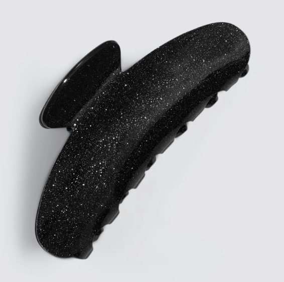 KITSCH Black Glitter Hair Clip