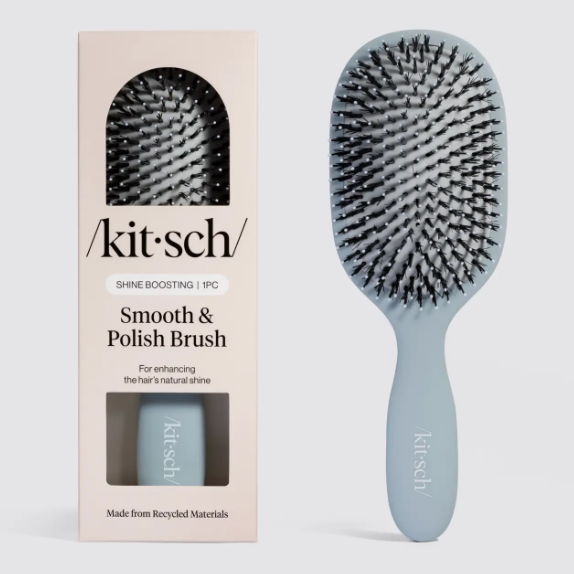 KITSCH Smooth & Polish Hair Brush (Haze Blue)