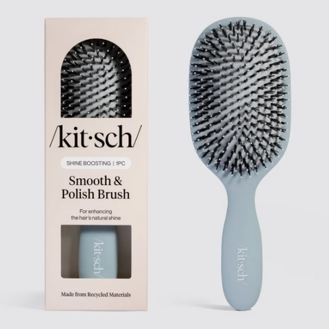KITSCH Smooth & Polish Hair Brush (Haze Blue)