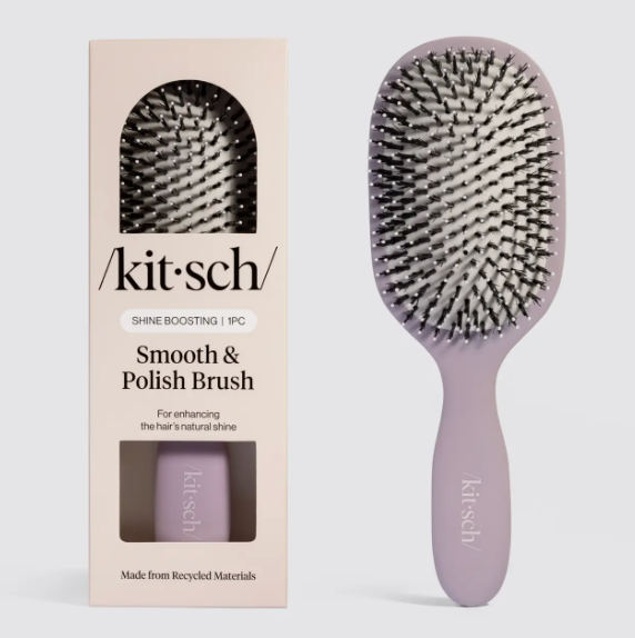 KITSCH Smooth & Polish Hair Brush (Soft Violet)