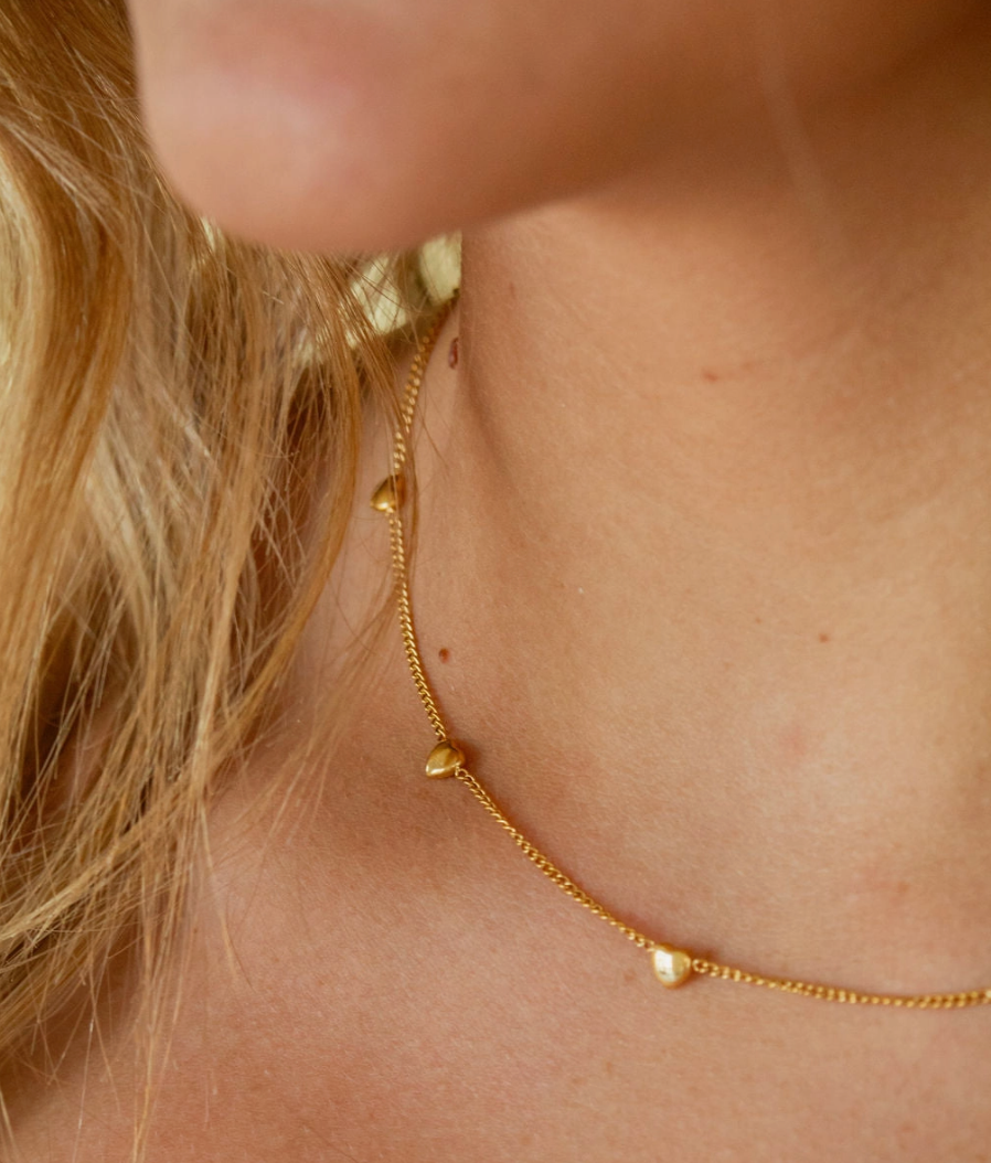 Hearted Chain Necklace
