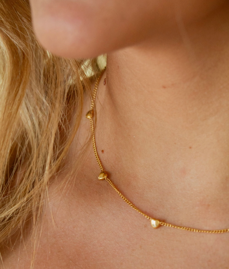 Hearted Chain Necklace