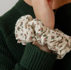 Jumbo Floral Scrunchie