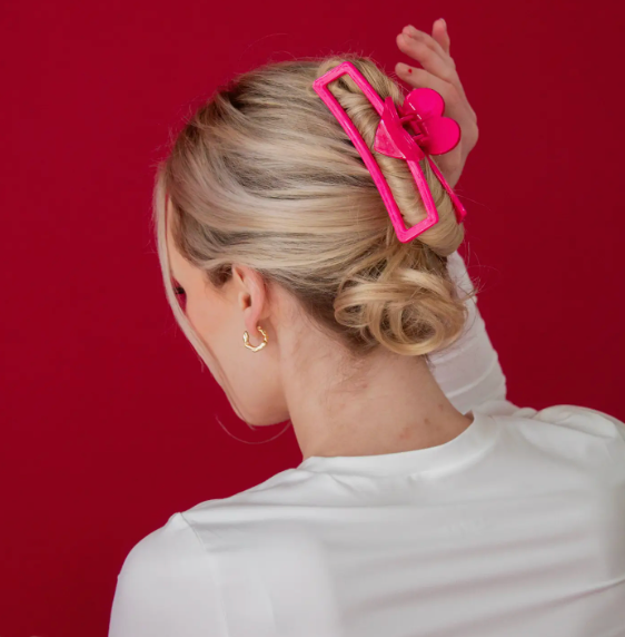 Big Heart Hair Clip