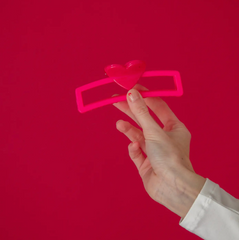Big Heart Hair Clip