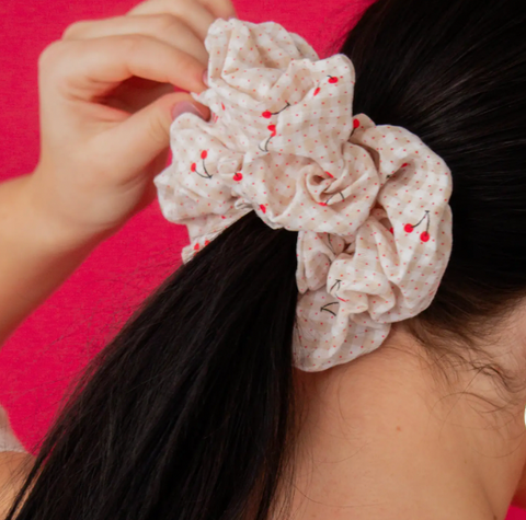 This jumbo scrunchie is the perfect addition to your Valentine's accesso...