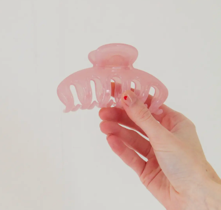 Pearly Pink Hair Clip