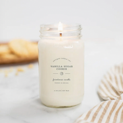 Vanilla Sugar Cookie 16oz Mason Jar Candle