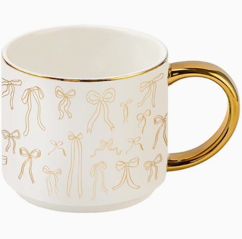 Gold Bows Mug