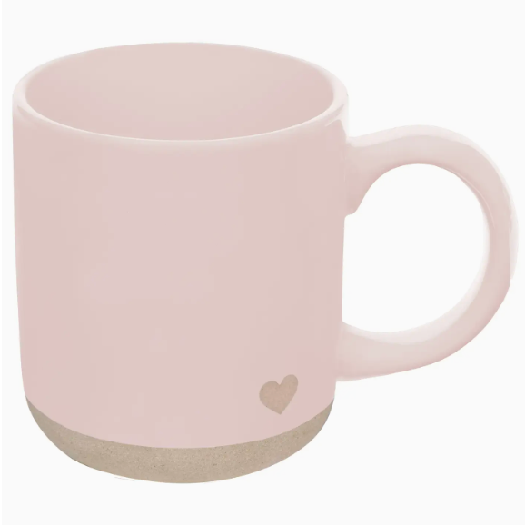 Blush Pink Heart Mug