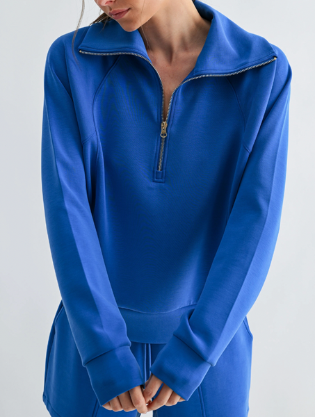 Half Zip Pullover (Indigo Blue)