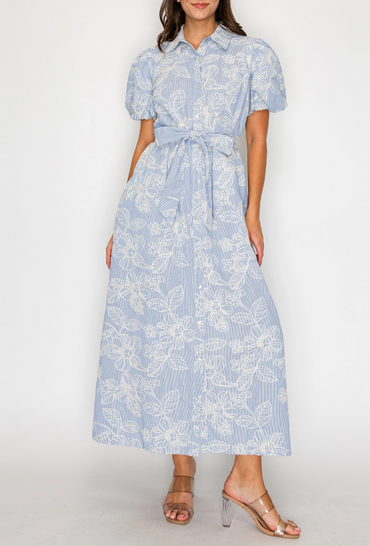 Bluebell Garden Stripe Dress