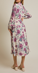 In Season Mauve Floral Dress