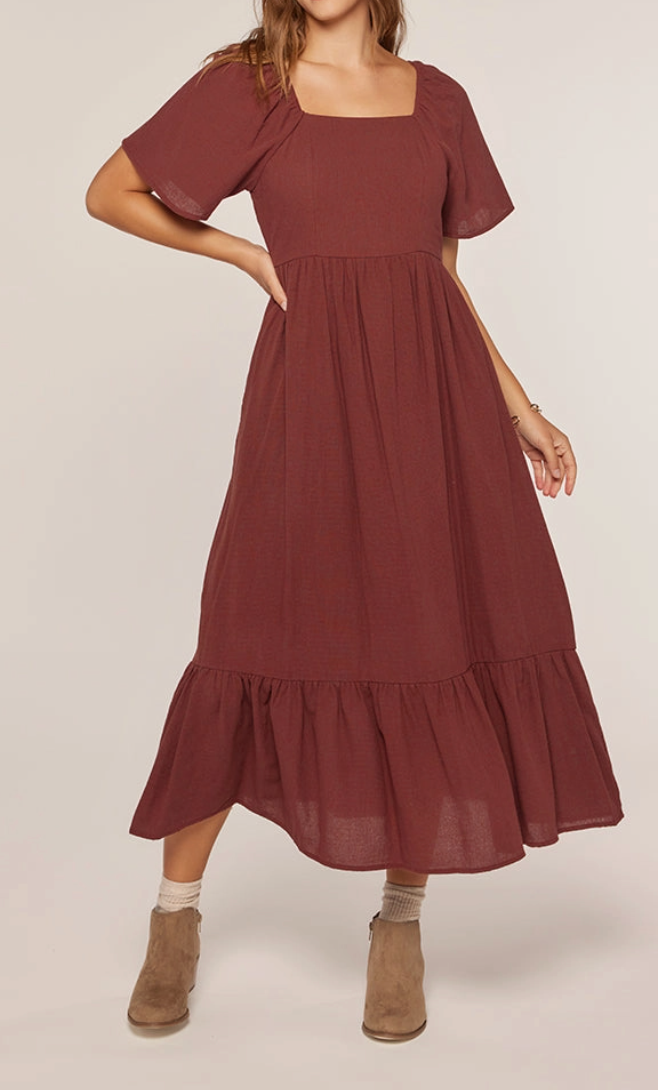 Be Right There Gingham Dress